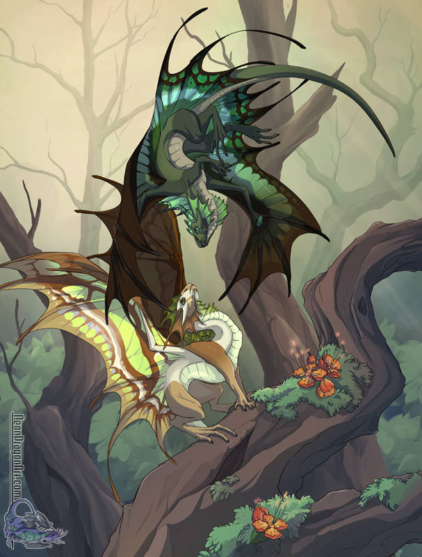 Fairy Dragons, Art by Jessica Peffer